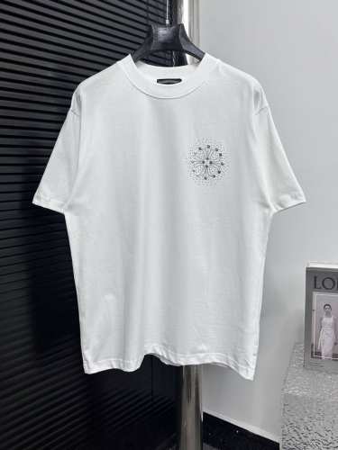 P130 【Chromehearts】克罗心 25Ss圆领T恤 原版面料 官方同款 短袖T恤 定制260克同缸染面料 手感非常舒服 春夏最新砖柜同步 时尚又个性