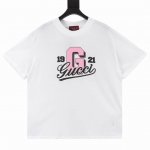 Gucci 古驰 1922双G印花圆领T恤短袖 情侣街拍的时尚款短Tee，炸街系列 经典再现的1921Gg印花Logo设计，一目了然的品p价值直接输出 大Log