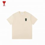 Ami 艾米 25Ss 夏季新款爱心联名刺绣章仔短袖 这个款式我们在上新第一时间就已经在做 品质把控细节无敌 放心下单 注意细节 240G新疆长绒棉顶级双纱 这