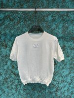 【Qx.】P200 celin·25春季新品立体Logo针织短袖