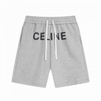 Celine 赛琳 织带字母经典短裤 面料采用360克刷毛面料，订染颜色后整蚀毛处理，对照原版做丝滑超柔处理，布面肌理股线清晰明显，垂感一级棒，做工精致都到达外