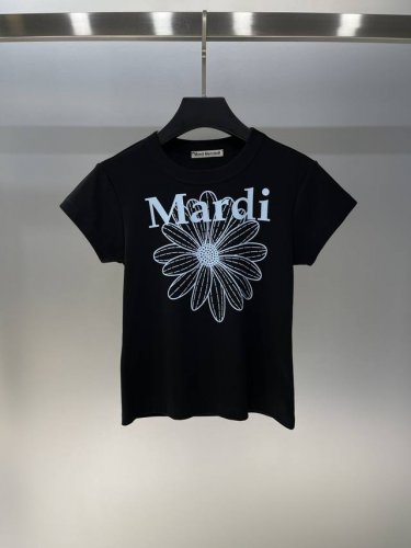 独家首发原单品质 Mar*25 新款雏菊Logo字母图案印花修身短款圆领短袖T恤！时尚潮流必备 单穿内搭都！均码