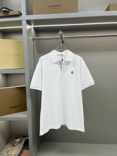 Moncler 蒙口 标识贴片新款polo衫 原版面料 官方同款 采用210克纯棉珠地面料 定制 同缸染面料 手感非常舒服爽滑 版型挺阔有型 一线品牌代工厂p出