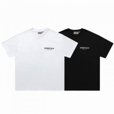 fear Of God Fog #F08 复线Essentials花卉短袖T恤 颜色：黑色 白色 尺码：S-Xl