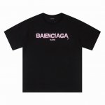 上新 高版本 Balsenciaga巴黎世家彩色渐变小方格绣花短袖 最高版本！定制面料 克100%双纱棉！彩色渐变小方格绣花！ 辅料：开模原版过鉴定领标100%