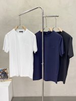 Brioni布里奥尼独家专供新款原单男士休闲短袖 高端定制 高版本 时尚百搭爆款进口面料 手感超柔软细腻 穿着亲肤舒适 高端精品 代工厂p精细做工 上身非常赞