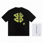 款号6703 重磅面料300克双纱Balenciaga巴黎世家流体字母经典款印花短袖 从面料到辅料全部跟足Zp 进口松井公司浆料印花绝不开裂 三标齐全 原版包装
