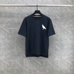 小鸟涂鸦开衩纯棉短袖 编号Aa 码数：0-5 颜色：白色、灰色、藏青、粉色、黑色