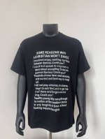 款号430 今年穿富二代一定会暴富 Enfants Riches Deprimes 忧郁的富二代基础英文十字架印花短袖 面料采用定织250G32支双股双纱纯棉