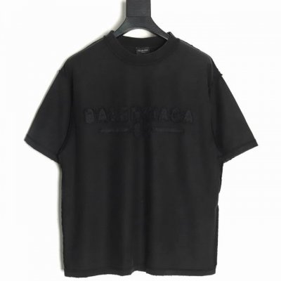Balenciaga 巴黎世家 25Ss 贴布刺绣标语水洗短袖T恤 专柜原版5.7K购入 12月Vic提前订购就拿到了 颜色版型都很高级 而且25Ss的所有系列