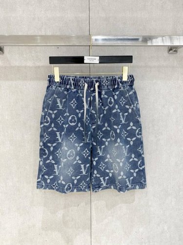 lv*2025新款牛仔短裤 重工洗水 码数：M-3Xl