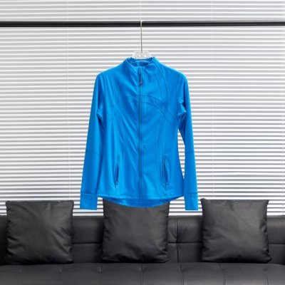 工厂p直供 Lululemon丨露露乐檬Define立领纯色瑜伽服 配色：闪电蓝 尺码：2 4 6 8 10 12