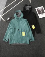 430（顶级复刻 防盗扣拆毁不退换） 攀山鼠连帽阿萨神族 徒步防水方风透气轻量冲锋衣！王一博同款！巨人岛冲锋衣(硬壳软做)+3D立体可调节风帽，兼容头盔; +风