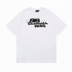 balenciaga 巴黎世家2025 Ss 手绘涂鸦短袖T恤 本市场No.1的质量 真正天花板品质 全部原版开发注意细节图 避免被盗图商家混发 正确260G定