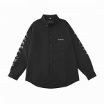 款M612 巴黎衬衫 Balenciaga巴黎世家 23Ss Newyear系列新款满印品牌标志Logo印花长袖衬衫 采用数码直喷 涂鸦泼墨印花效果更好更呈现立