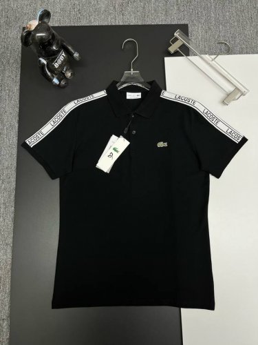 Lacoste 鳄鱼 织带刺绣新款polo衫 原版面料 原版订制辅料 官方同款 采用210克纯棉珠地面料，定制 同缸染面料 手感非常舒服爽滑 版型挺阔有型 一线
