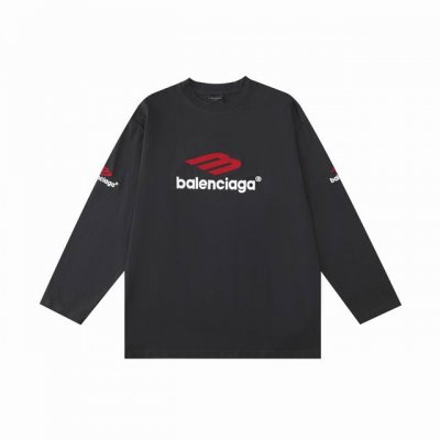 款M314 巴黎长袖 巴黎世家Balenciaga新款Blcg巴黎世家新款 M标Logo字母刺绣长袖 对色定染面料 采用全新M标Logo刺绣 田岛机绣高密度绣花
