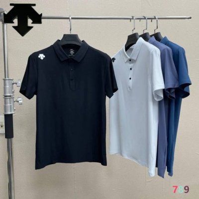 迪桑特经典简约polo衫短袖 原版面料 亲肤舒适 透气丝滑 定位Logo立体小标 版型超正 科技面料贴合肌肤 上身无敌好看 采用进口光感冰丝弹力面料 激光切割3