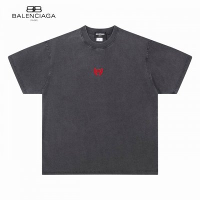 原单 款号：Bl113 上新 Balenciaga 丨 巴黎世家Blcg 25Ss新款 麦穗刺绣短袖T恤- Balenciaga 双B麦穗经典回归 经典就是经典