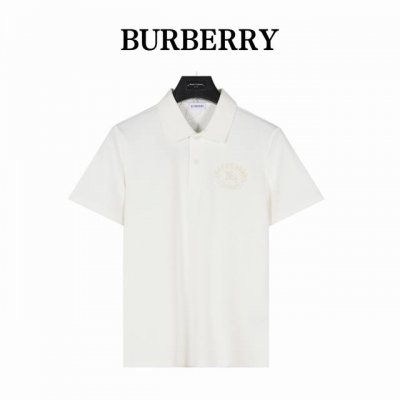 Burberry 巴宝莉 25Ss新款刺绣麦穗战马短袖polo衫 原版品质欢迎对比。1:1经典复刻，合身版型polo 衫，选用专柜优质大网眼布珠地棉面料打造，跟