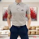d*Or 迪奥2025春夏新款原单男士翻领短袖Polo衫T恤 爆款 简洁时尚百搭 高端品质 无缝包边 胸前印胶字母Logo图案设计 定制进口双股丝光珠地棉面料