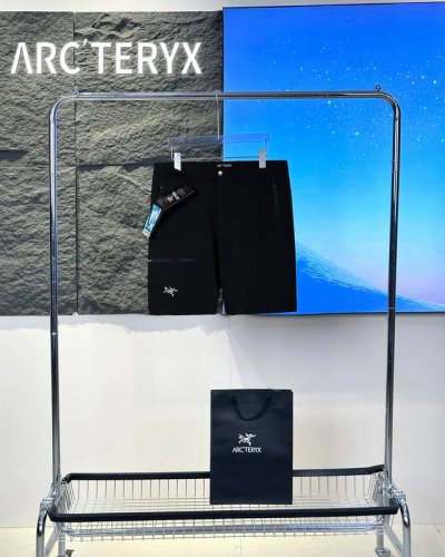 细节图 Arcteryx 始祖鸟 Gamma Lightweight Short 9 纯色Logo刺绣系扣直筒夏季中腰休闲短裤 男款 Arcteryx Gamm
