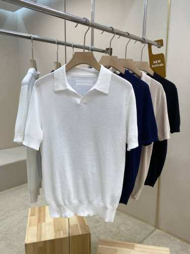 主推 Zegna25Ss新款镂空Polo 衫，这款采用Premium棉质面料制成，优雅隽永，经久耐穿，彰显考究休闲服饰魅力。Polo式开领为经典短袖廓形增添闲适