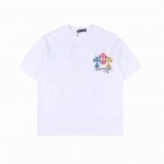 chrome Hearts 克罗心 霓虹十字架印花短袖 面料采用 克重精梳棉，定制32支1*1螺纹，成衣两遍水洗处理，面料舒适亲肤无异感，定制定染面料，纺织密度