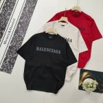 尺码Xs-L推荐好货 Balenciaga 巴黎世家2025Ss夏季新款字母Logo印花短袖T恤男女同款 本市场No.1的质量 真正天花板品质 全部原版开发注意