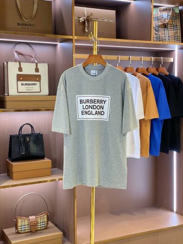微标印花棉质T恤衫 Bur王牌尖货 镇店之宝 现货秒发 年春夏 五色可选高端百搭大气款 情侣款棉质圆领短袖 bur王牌渠道 秒杀市面上一切版本 只能说根本就不是
