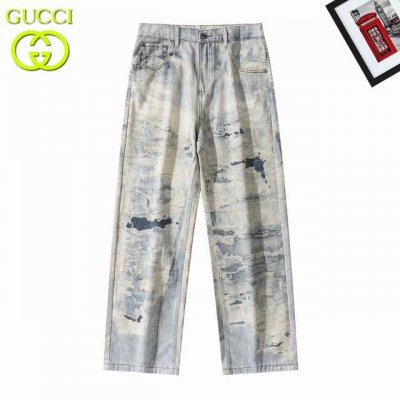 qq 古驰 2025新品 专柜有售 实体店极品牛仔裤专柜原版1:1好货，适合各个年龄段。市场最高版本的欧洲进口面料。舒适柔软亲肤，上身效果超级棒时尚百搭，笔挺有