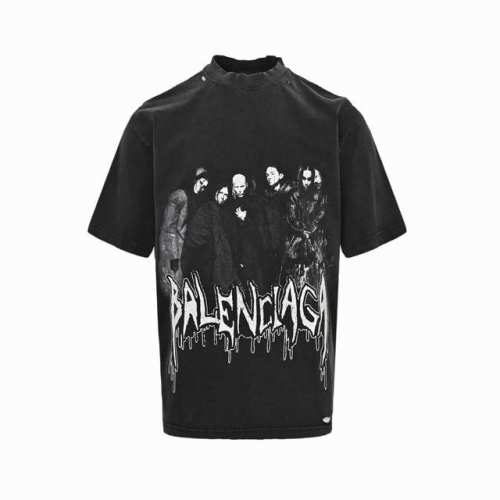本地自取：170 balenciaga/巴黎世家 人像乐队短袖 15,000购入，巴黎第53季度高定系列，官方宣传为Culture手绘人像，价格昂贵。采用特定重