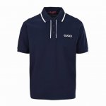 高版本 Gucci古驰Guc 撞色领字母激光刺绣短袖Polo衫 原版6900购入开发，面料采用 G原版定制全棉，胸前进口机激光刺绣，每个字母定位。上身立挺，落肩