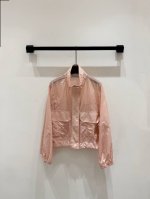 马卡龙色系 Dio*25Ss新款夏季抽绳拉链立领薄款糖果色防晒衣 轻薄面料上身舒适 双口袋设计休闲百搭 马卡龙色系超级清爽 抽绳随意调节设计 小仙女们 四色 s