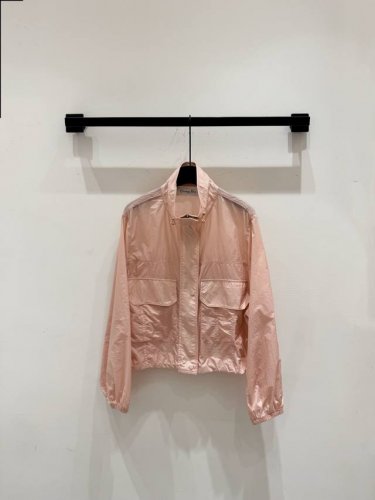 马卡龙色系 Dio*25Ss新款夏季抽绳拉链立领薄款糖果色防晒衣 轻薄面料上身舒适 双口袋设计休闲百搭 马卡龙色系超级清爽 抽绳随意调节设计 小仙女们 四色 s