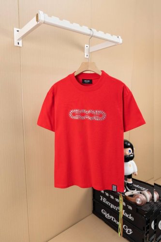 挂拍图 顶级版本 老白同款 Goodbrand 24Ss 组合色片三色宽松短袖情侣T恤 颜色：黑色 红色 码数：S M L Xl