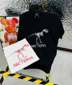 鸟 Arc‘Teryx 始祖鸟25夏季新款印花休闲宽松情侣款 短袖T恤D970 细节:版本一比一复刻，吊牌 领标 水洗。 面料：采用40织双纱320克面料，原版