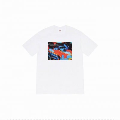 838款Supreme Week 4 Supreme X Yohji Yamamoto 山本耀司 联名款 “游戏结束” 圆领短袖T恤 男女同款 码数Smlxl