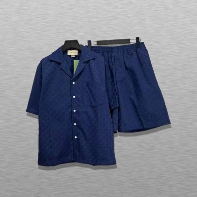 短衫 短裤 Gucci满印字母套装
