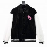 款号Y615 Chromehearts 克罗心 十字架刺绣字母羊羔毛拼接棒球服外套 渠道精品 潮男潮女Zui爱的棒球服夹克，市场各级版本都有 细节你们一定要对比
