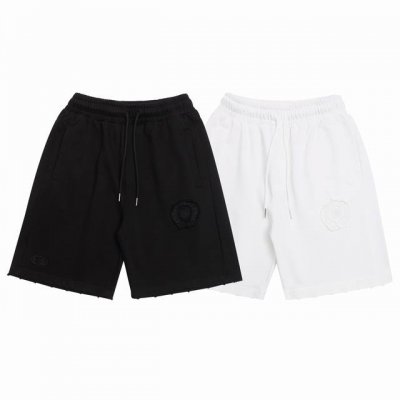 6229# 克罗心夏季洗水磨破短裤设计 320克毛圈卫衣 尺码S M L Xl