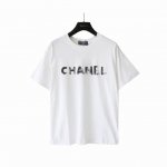 实拍细节图+尺码表 chanel 香奈儿新款灰字母印花T恤短袖 -标志性小香字母Logo点缀胸前 饱满立体的造型笔墨标识Logo 工整对称的美感 立体感强烈显型