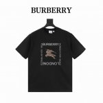 burberry巴宝莉 Bbr 25Ss 方块字母金色战马印花短袖T恤 轻奢主义 男女日常通勤穿搭必备单品 正确版本 随意对比 详细特征 260克 % 纯棉双纱