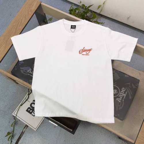 上新 款号：Xbnb0 2025新款Stussy斯图西可乐瓶盖图案Logo印花休闲情侣宽松短袖T恤，经典永远不会过时、人手必备款，260G纯棉精梳棉不起球不起毛