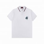 110 Gucci/古驰 25Ss新款 蛇年贺岁款 口袋小蛇Gg刺绣Polo 230克重全棉珠地 颜色：宝兰 白色 浅灰 码数：S M L Xl Xxl
