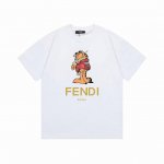 款号:F079 fendi 芬迪 25Ss 大师亲手设计潮牌新品印花圆领短袖T恤 春夏最新砖柜同步 Os落肩版型 - 260G双纱纯棉顶级面料 手感柔软 百分百