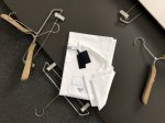 Prad*微宽版型M-Xxxl 25春夏顶级黑色拼接面料款金属三角标口袋融合重磅经典短袖，精致工艺专柜面料，顶级元素融合打造，经典短袖3标齐全，潮男时尚，无论是