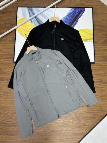 可隆立领男士防晒夹克风衣 情侣男女同款 可隆立领防晒夹克风衣 Kolon Sport可隆防风夹克防泼水防晒Upf80+凉感透湿男士防风夹克Kolon Sport