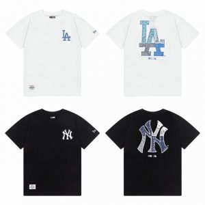 202#款 New Era联名Mlb 今夏必入双城战袍 把潮流地图穿在身上 姐妹们 挖到宝了 这组双城Cp短袖直接把我钱包掏空黑白双煞锁死今年夏天C位穿搭 La