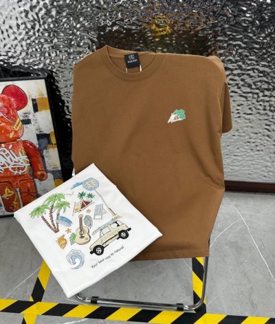 可隆 Kolon Sport 可隆Jeon Handful插画师联名25夏季新款印花休闲宽松情侣款 短袖T恤1036 细节:版本一比一复刻，吊牌 领标 水洗。
